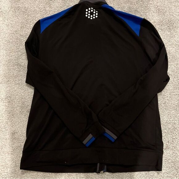 Puma pwrwrm Black/Blue full zipper Running Training golf men’s stretch Jacket L - Picture 4 of 4